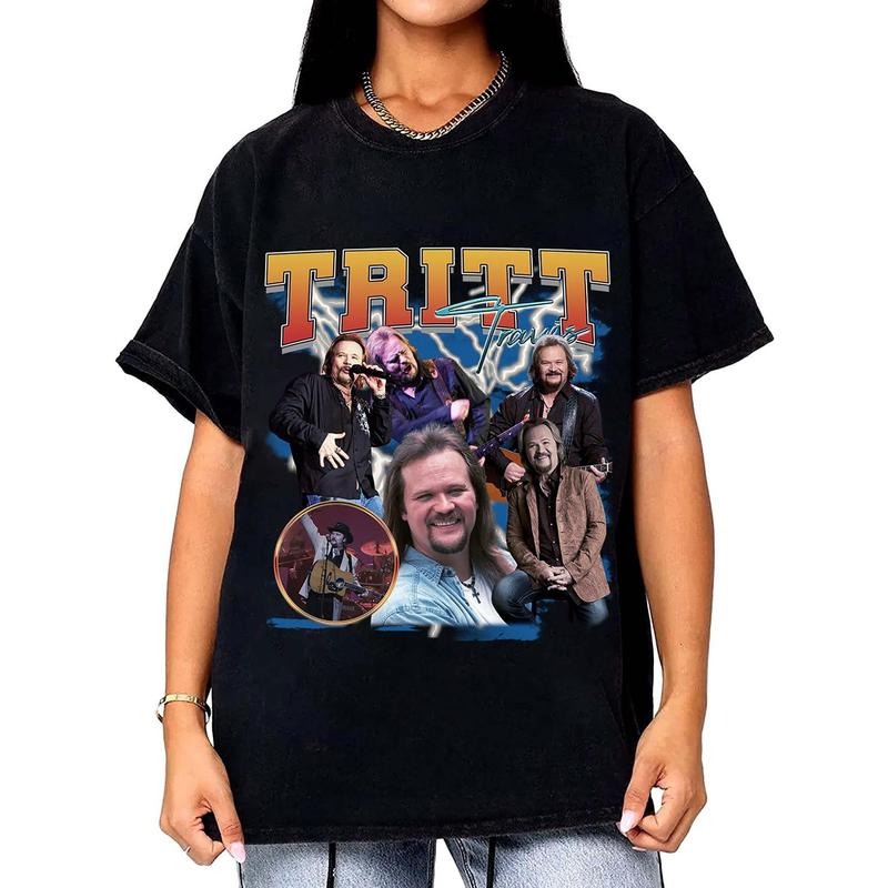 Vintage Travis Tritt Shirt, Retro Travis Tritt Fan Shirt, Travis Tritt Bootleg Shirt, Travis Tritt Y2k Clothing For Fan,...