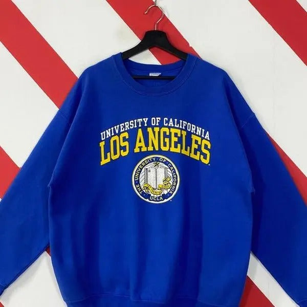 Vintage University California Los Angeles Sweatshirt UCLA Crewneck UCLA Sweater Pullover University UCLA Bruins Print...