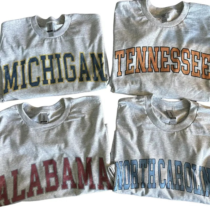 Vintage Varsity College T Shirt Hoodie, Sweatshirt | PureTeeCo.com