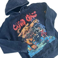 Vintage Washed Hoodie - Catnip Craze Hoodie, Hoodie for Cat Moms, Cat Lover, Zombie, Halloween, Scary T-Shirts, Sweatshirt