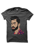 Virat Kohli Charcoal Grey T-Shirt Hoodie, Sweatshirt | PureTeeCo.com