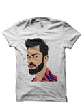Virat Kohli White T-Shirt Style002 Hoodie, Sweatshirt | PureTeeCo.com
