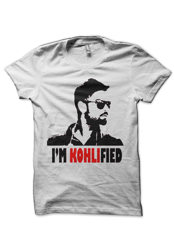 Virat Kohli White T-Shirt Hoodie, Sweatshirt | PureTeeCo.com