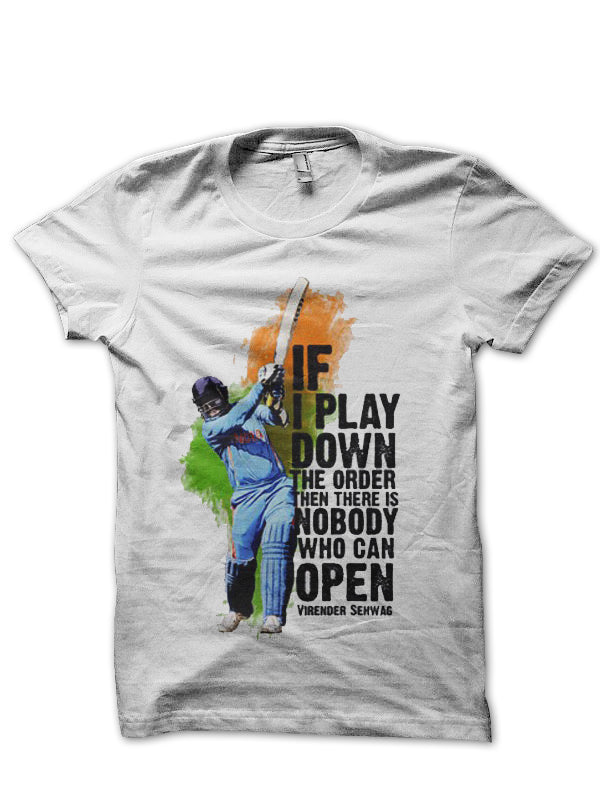 Virender Sehwag T-Shirt Style008 Hoodie, Sweatshirt | PureTeeCo.com