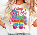Viva La Fiesta Mexican Pinata Coquette Party Fiesta Vibes Festival 2025 T-Shirt Hoodie, Sweatshirt | PureTeeCo.com