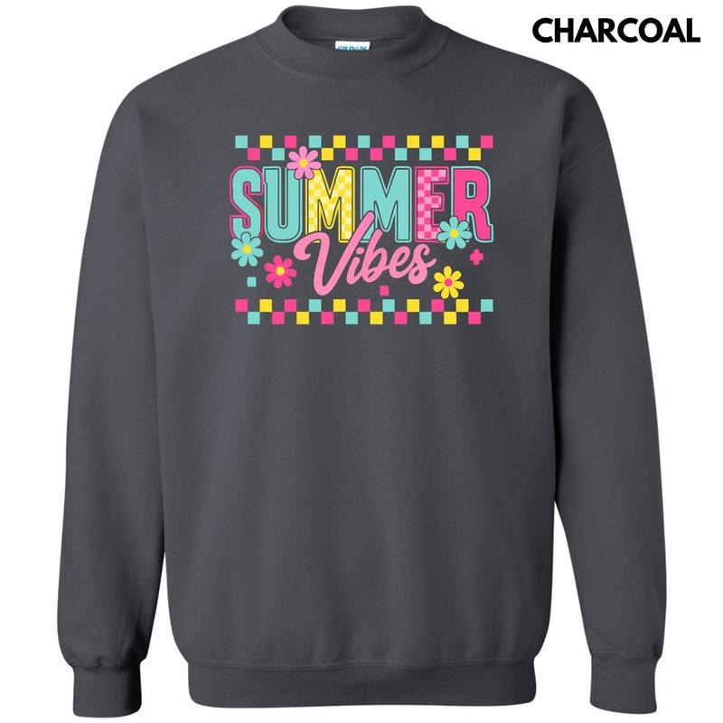 Vivid Color Summer Vibes Sweatshirt 'NLB' T-Shirts, Hoodie | PureTeeCo.com