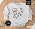Volleyball Bow Sweatshirt, Game Day Volleyball Crewneck, Womens Sweatshirt, Fall Sweaterstyle{n002}2 T-Shirts, Hoodie