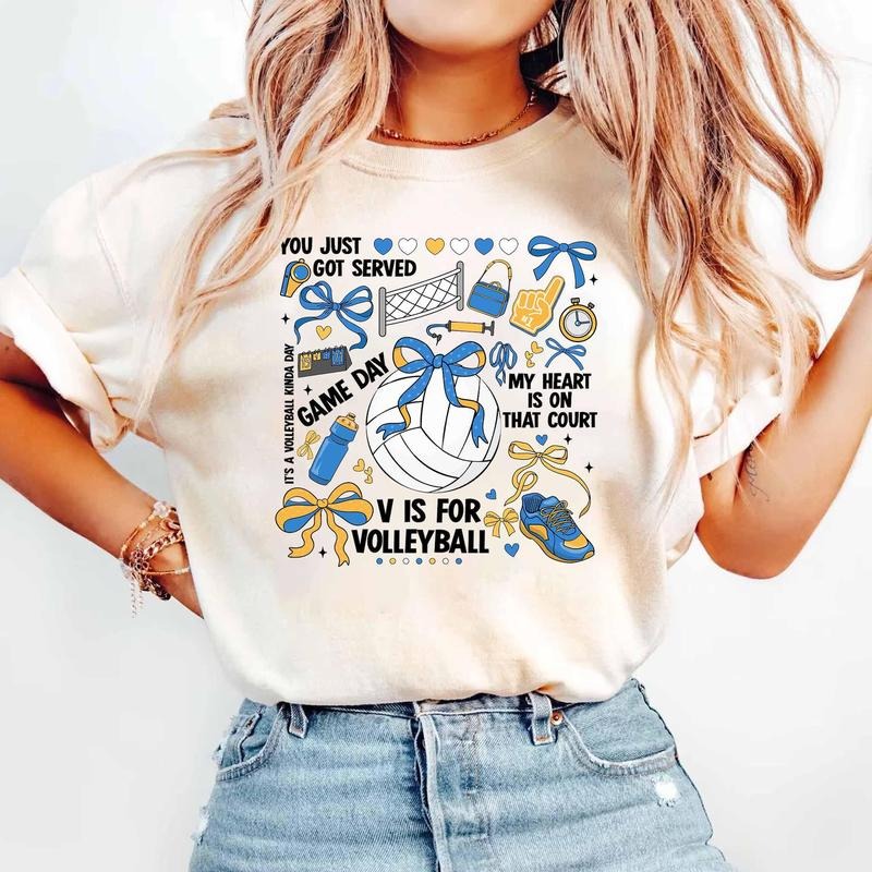 Volleyball Enthusiast Tee, Perfect For Game Day Excitement, Mom Surprise Gift, Mother's Day Outfit Hoodie, Sweatshirt