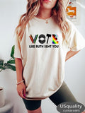 Vote Like Ruth Sent You Shirt, Feminist Gift Shirt, Vote Shirt, Ruth Bader Ginsburg Shirttttttttttttttttt Hoodie, Sweatshirt