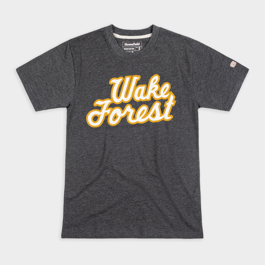 Wake Forest Script Tee Hoodie, Sweatshirt | PureTeeCo.com