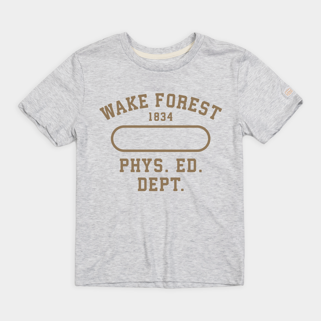 Wake Forest Vintage Phys Ed Youth Tee Hoodie, Sweatshirt | PureTeeCo.com