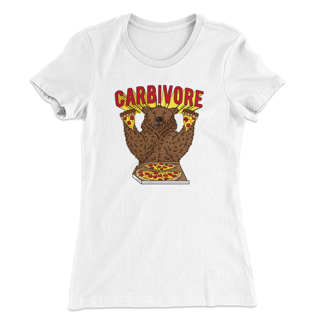 Carbivore Funny Women's T-Shirt Hoodie, Sweatshirt | PureTeeCo.com (Image 1)