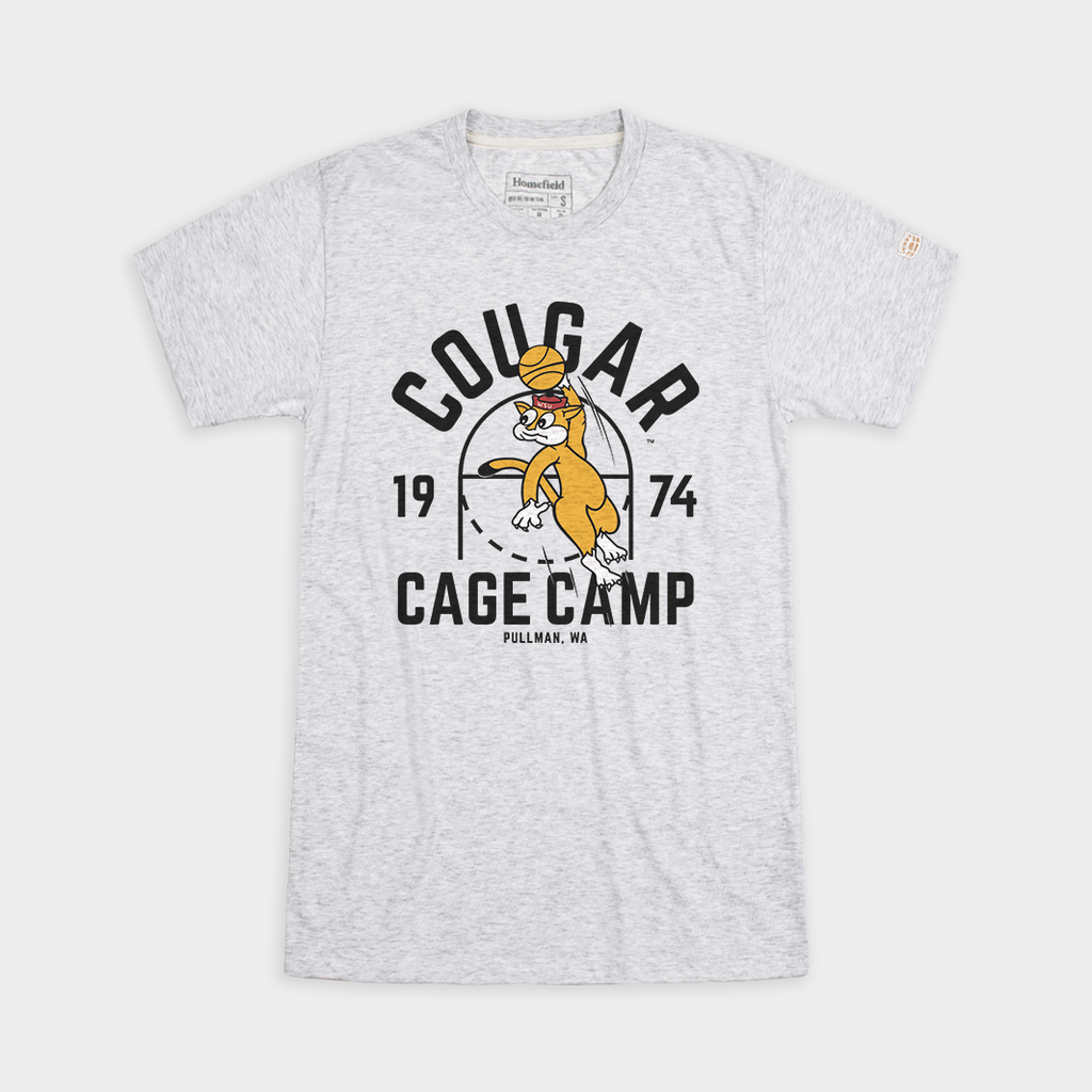 Vintage Cougar Cage Camp Tee Hoodie, Sweatshirt | PureTeeCo.com (Image 1)