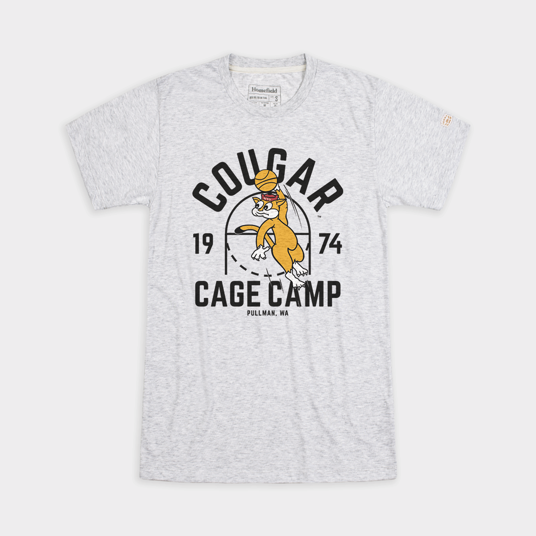 Vintage Cougar Cage Camp Tee Hoodie, Sweatshirt | PureTeeCo.com (Image 1)