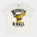 Wichita State Basketball "Fear The Wheat" Vintage Heavyweight Tee Hoodie, Sweatshirt | PureTeeCo.com (Image 1)