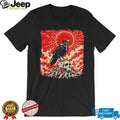 The Crow and the Skull illustrated vintage shirt
