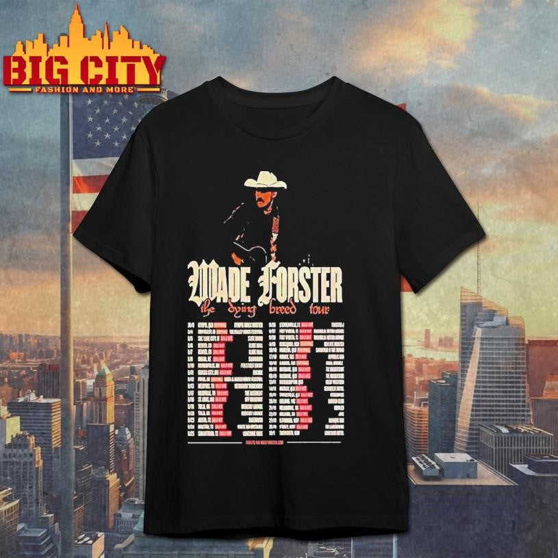 Wade Forster The Dying Breed Tour 2026 Shirt