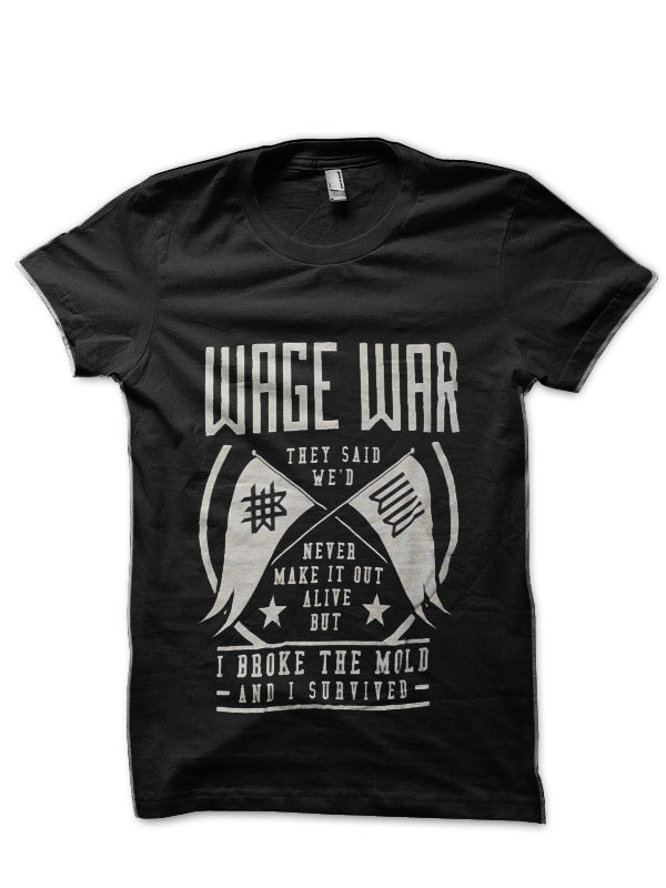 Wage War Band Black T-Shirt Style005 Hoodie, Sweatshirt | PureTeeCo.com