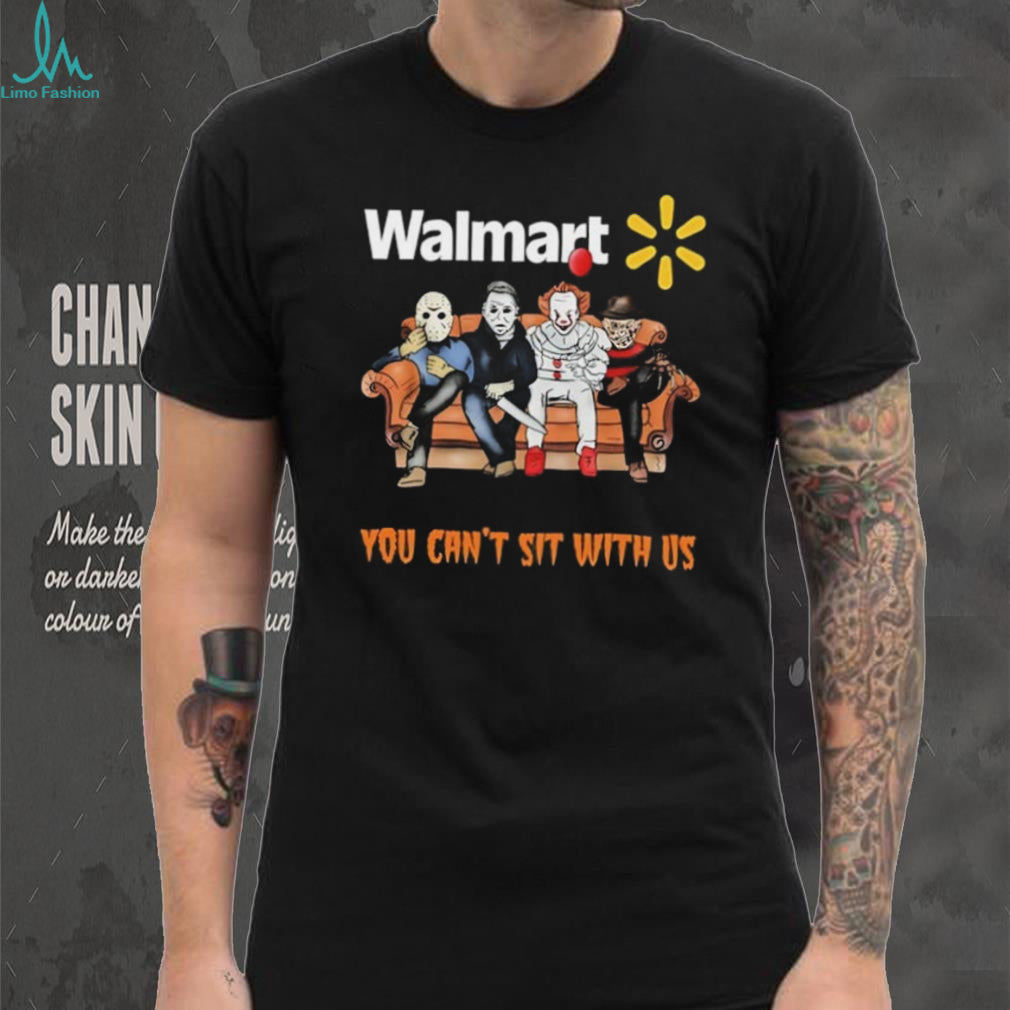 Walmart You Can’t Sit With Us Horror Movie Halloween 2026 T Shirt
