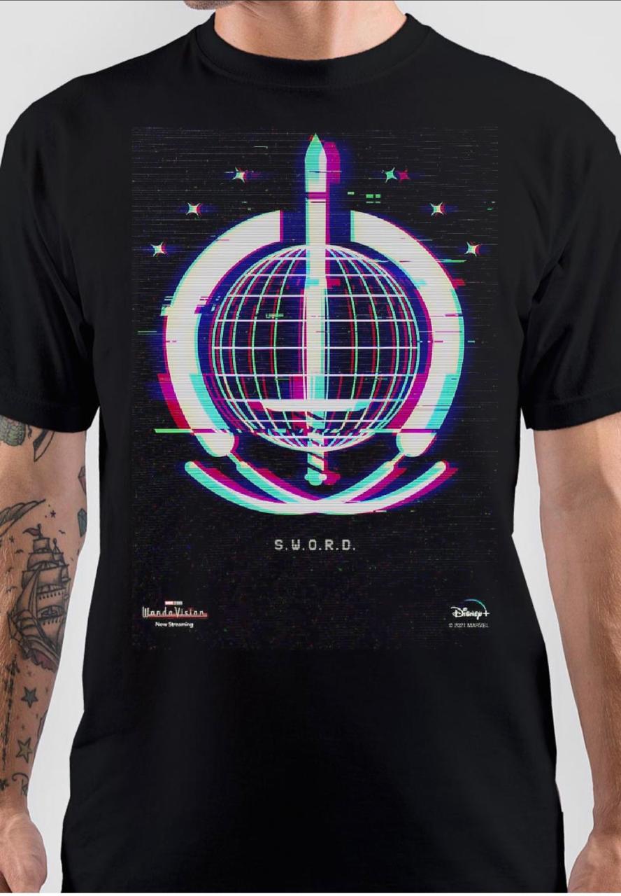 WandaVision Sword Black T-Shirt Hoodie, Sweatshirt | PureTeeCo.com