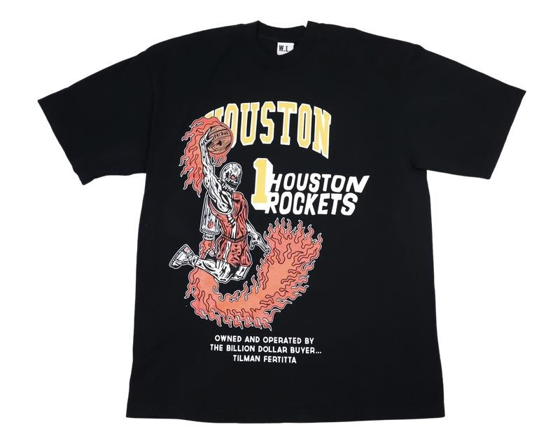 Warren Lotas Houston Rockets T-Shirt Black (WALO-ST002-BLACK) Size S-XL Hoodie, Sweatshirt | PureTeeCo.com