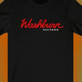 Washburn Guitar Red Logo Men's Black T-shirt Menswear Top Hoodie, Sweatshirt | PureTeeCo.com