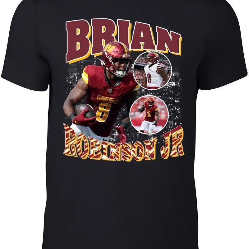 Washington Brian Robinson Jr Bootleg Style T-Shirt Hoodie, Sweatshirt | PureTeeCo.com