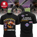 Washington Commanders 3x World Champions Two Sided Shirt