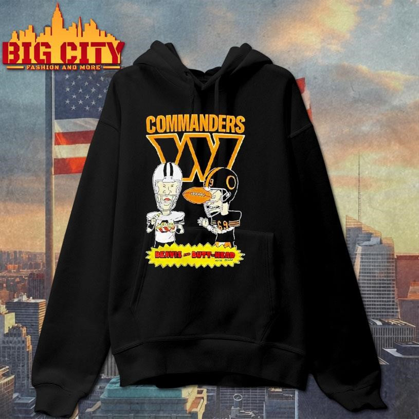 Washington Commanders Beavis And Butt-head 2025 Shirt