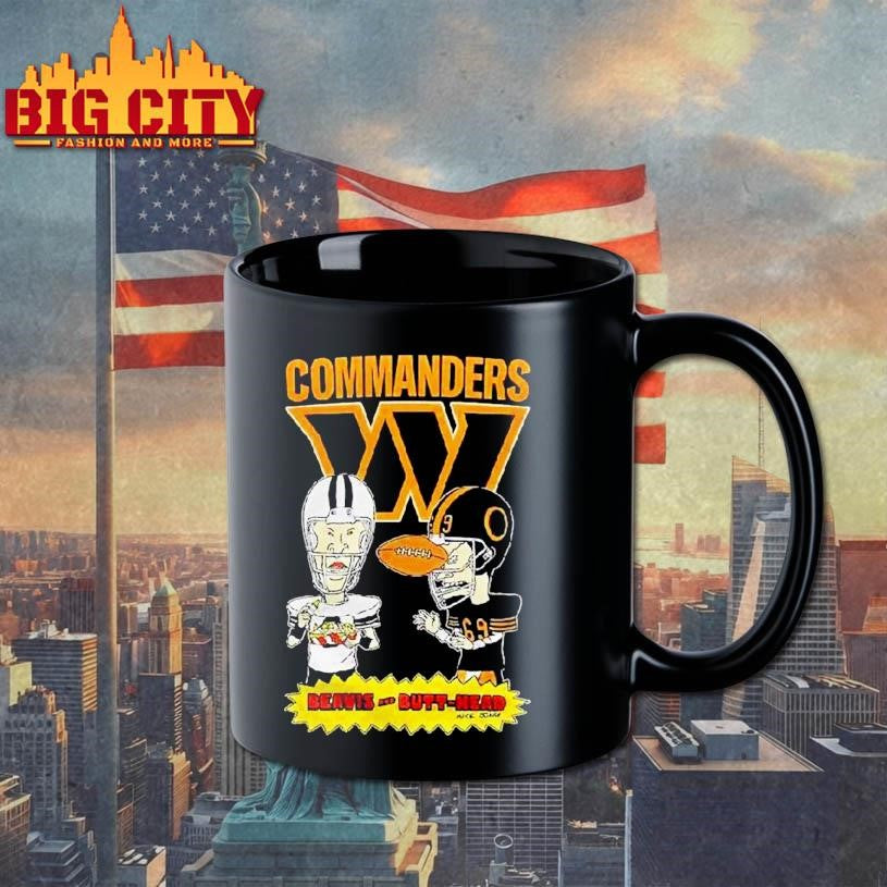 Washington Commanders Beavis And Butt-head 2025 Shirt