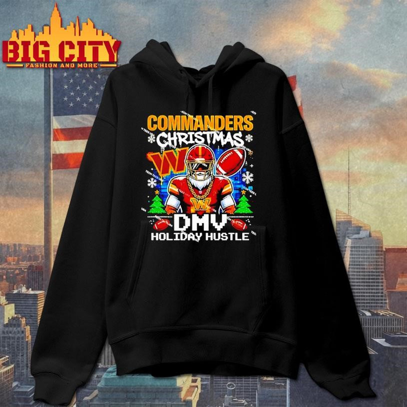 Washington Commanders Football Dmv Holiday Hustle Christmas Shirt