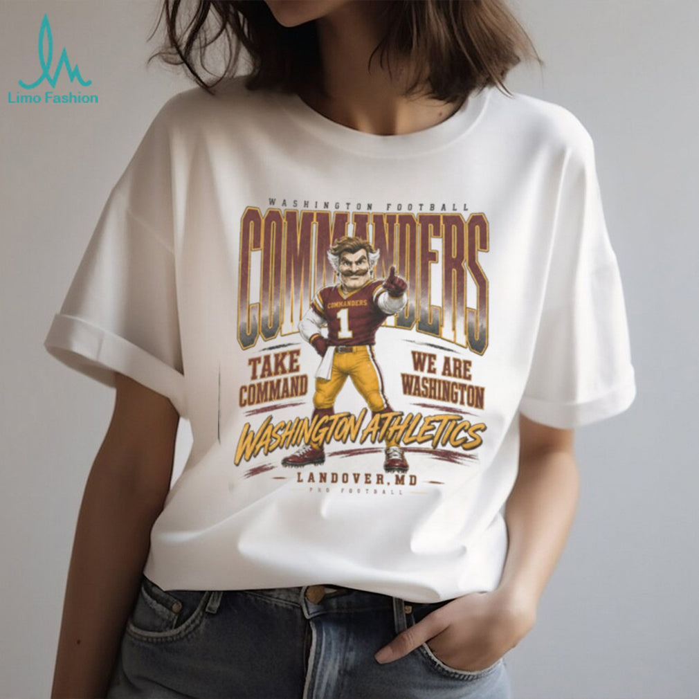 Washington Football Mascot Take Command Vintage Shirt