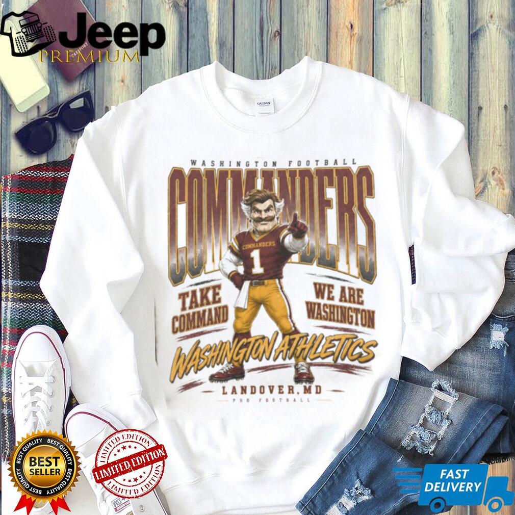 Washington Football Mascot Take Command Vintage Shirt