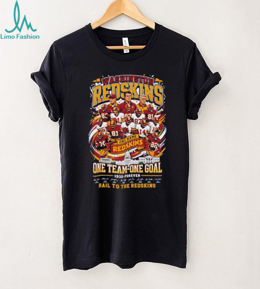 Washington Redskins One Name One Team One Goal 1932 Forever signature shirt