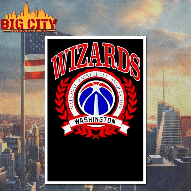 Washington Wizards Basketball Nba Crest Logo Shirt