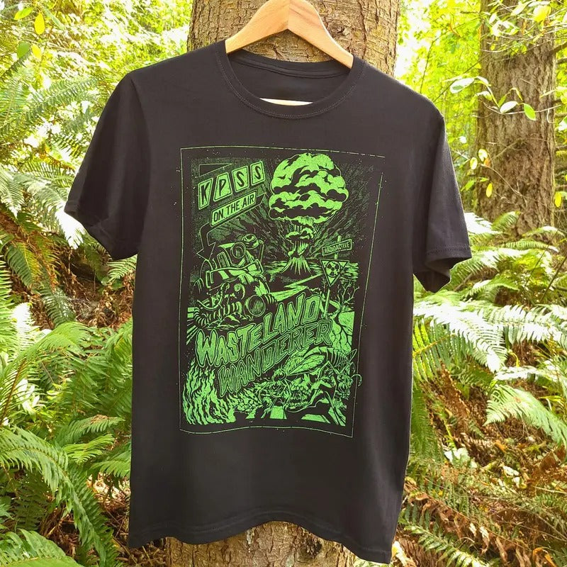 Wasteland Wanderer T-Shirt, Post-Apocalyptic Survival Shirt Hoodie, Sweatshirt | PureTeeCo.com