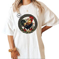 Watercolor Cute Rooster Farm animals Unisex T-shirt Sweatshirt Hoodie Design all #ftn Cotton Top | PureTeeCo.com