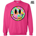 Watercolor Flowers Happy Face Sweatshirt 'NLB' T-Shirts, Hoodie | PureTeeCo.com