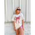 Watermelon Bow Graphic Top T-Shirts, Hoodie, Sweatshirt | PureTeeCo.com