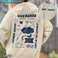 Waymaker Bible Verses Christian Hoodies Christian Apparel & Streetwear Women Christian Hoodies Religious Gift Christian...