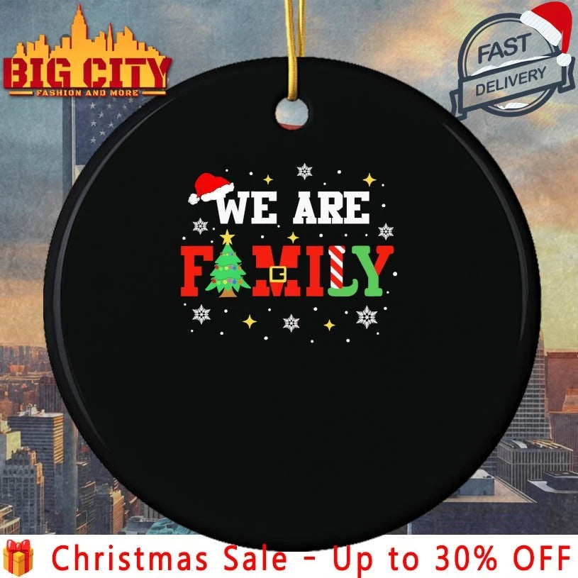 We Are Family Christmas Pajamas shirt