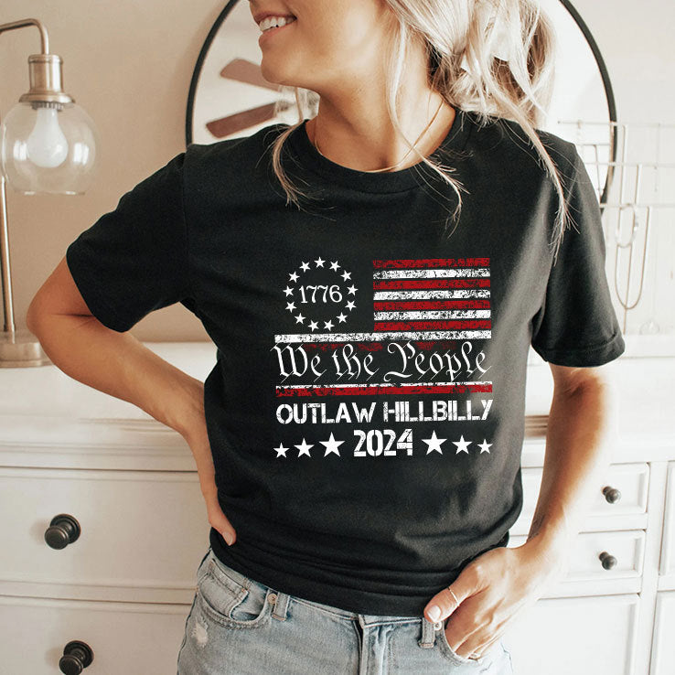 We The People Outlaw Hillbilly 2024 Trump Vance Shirt