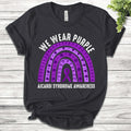 We Wear Purple For Aicardi Syndrome Shirt Hoodie, Sweatshirt | PureTeeCo.com