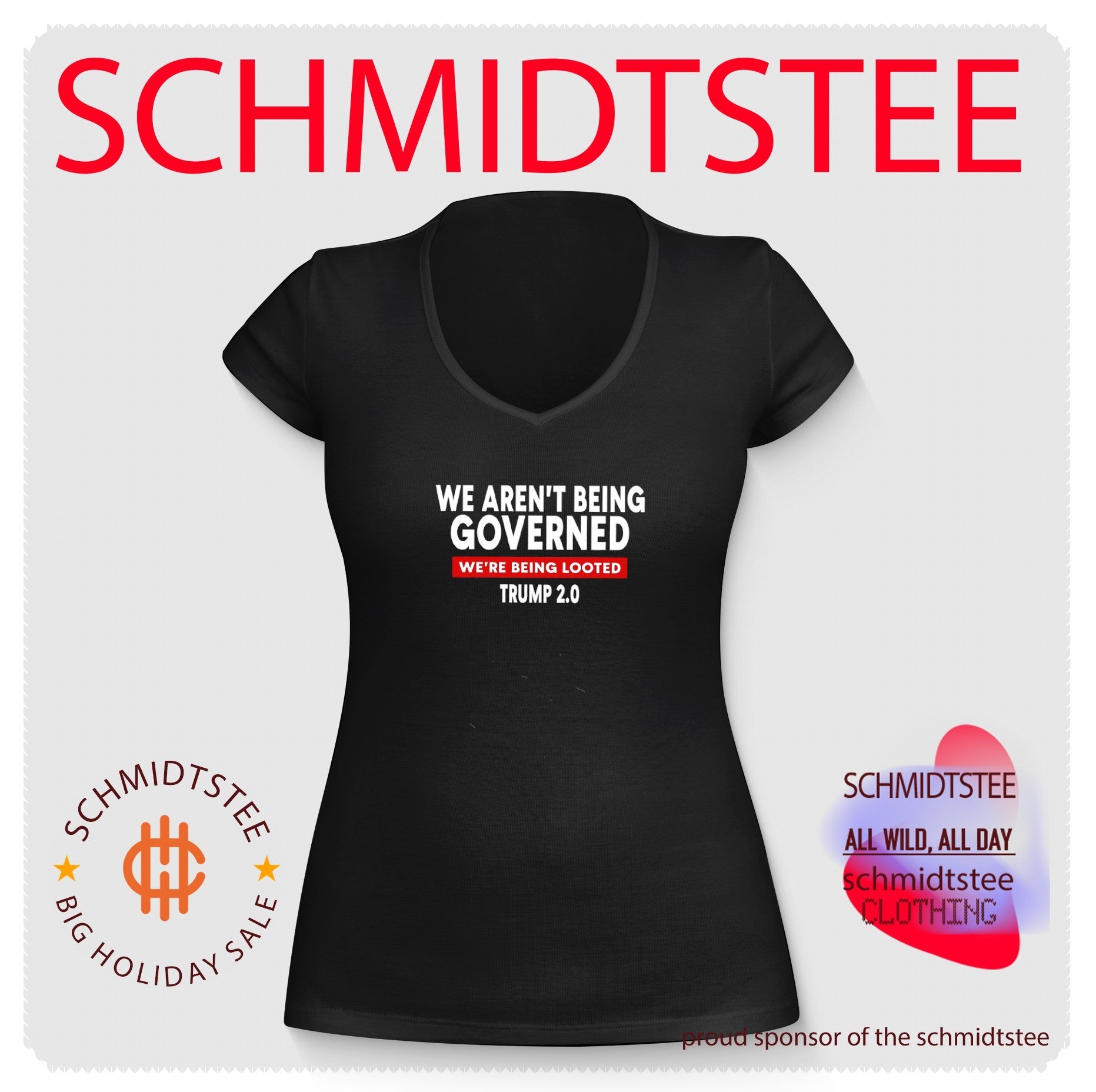 We aren’t being governed we’re being looted Trump 2.0 shirt