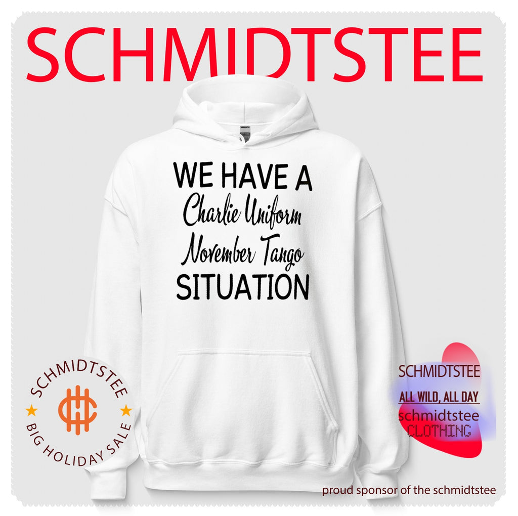We have a Charlie Uniform November Tango situation shirt