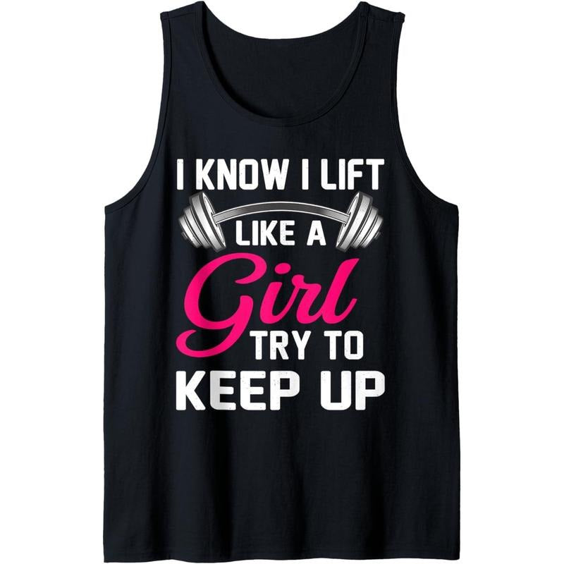 Weightlifting Lift Like A Girl Design Funny Power Lifting Tank Top Made in USA T-Shirts, Hoodie, Sweatshirt | PureTeeCo.com