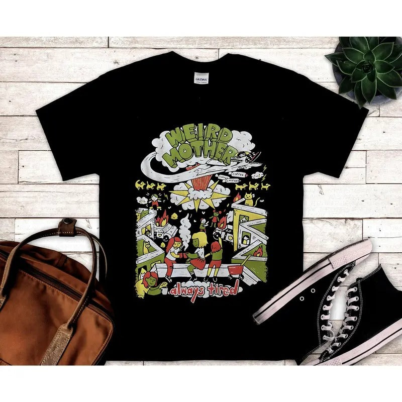 Weird Mother 90s Explosion Shirt, unisex sizing Hoodie, Sweatshirt | PureTeeCo.com