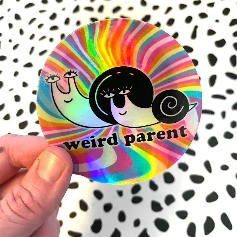 Weird Parent Snail Sticker 3x3 inches vinyl T-Shirts, Hoodie, Sweatshirt | PureTeeCo.com