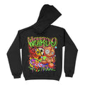 Weirdo Airbrushed - Premium Fleece Hoodie, Super Soft Hoodie, Halloween Hoodie Pull Over, Vintage Design T-Shirts, Sweatshirt