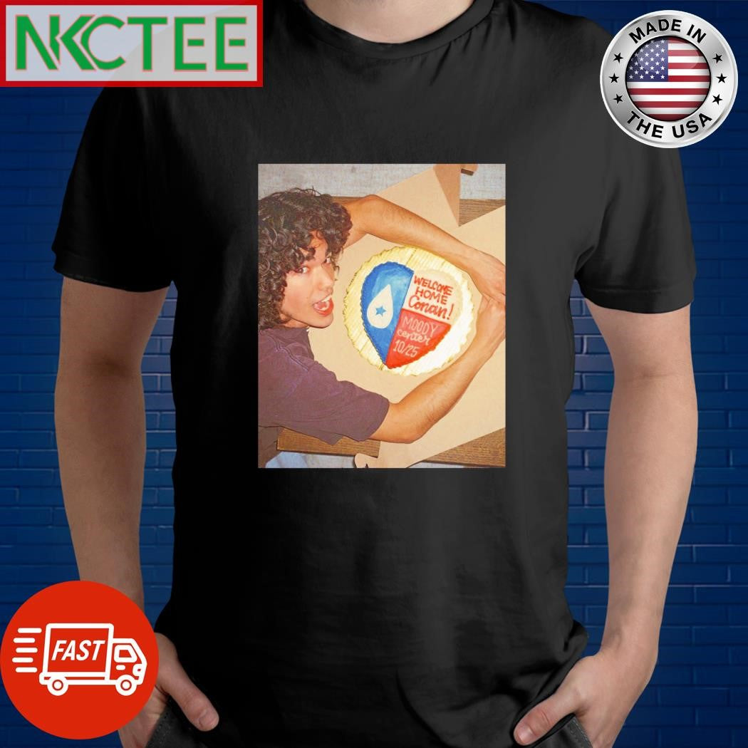 Welcome home Conan Moody center 10 25 photo shirt